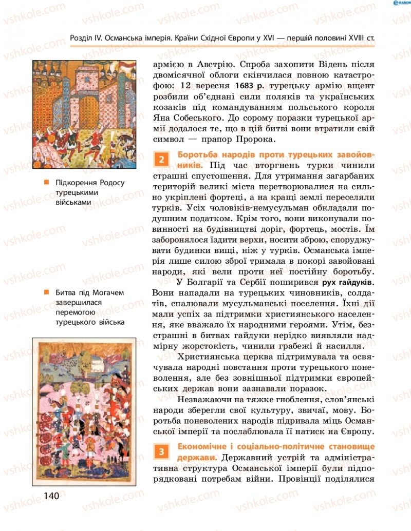 Страница 140 | Підручник Всесвітня історія 8 клас О.В. Гісем, О.О. Мартинюк 2016