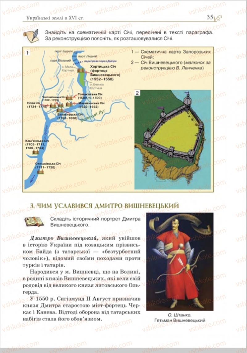 Страница 34 | Підручник Історія України 8 клас Н.М. Гупан, І.І. Смагін, О.І. Пометун 2016