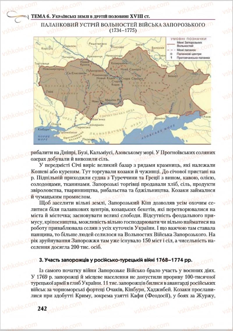 Страница 242 | Підручник Історія України 8 клас О.К. Струкевич 2016