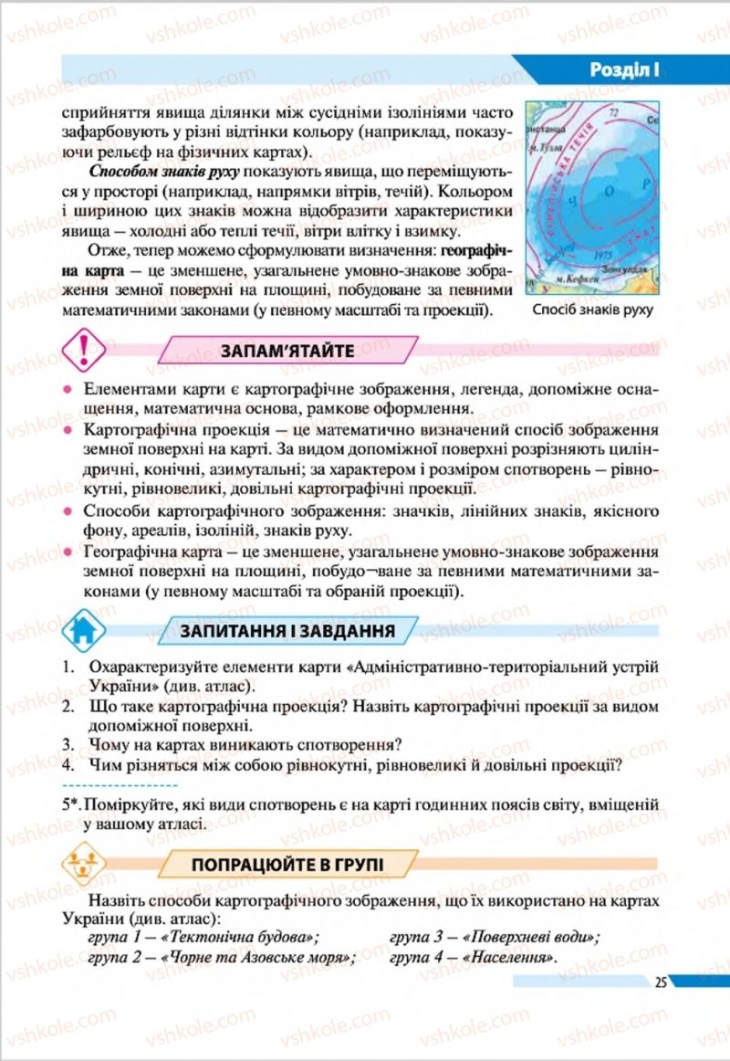Страница 25 | Підручник Географія 8 клас В.М. Бойко, І.Л. Дітчук, Л.Б. Заставецька 2016