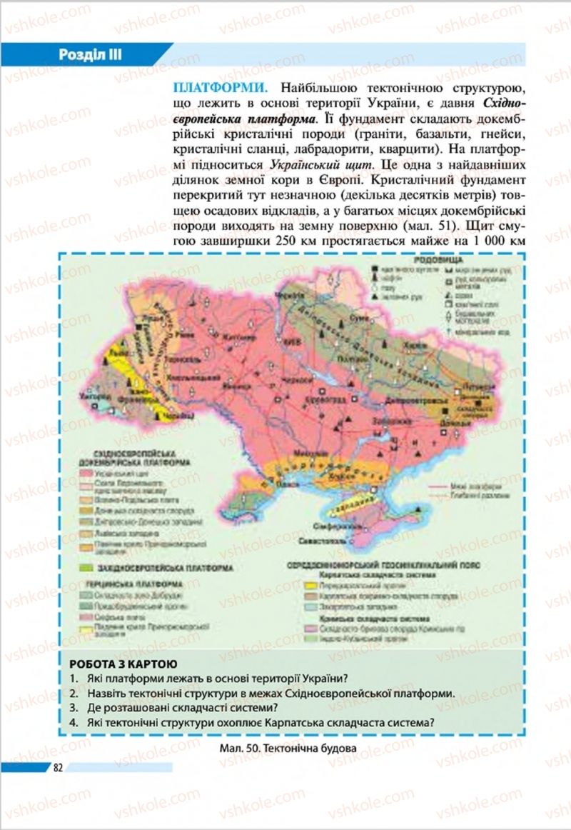 Страница 82 | Підручник Географія 8 клас В.М. Бойко, І.Л. Дітчук, Л.Б. Заставецька 2016