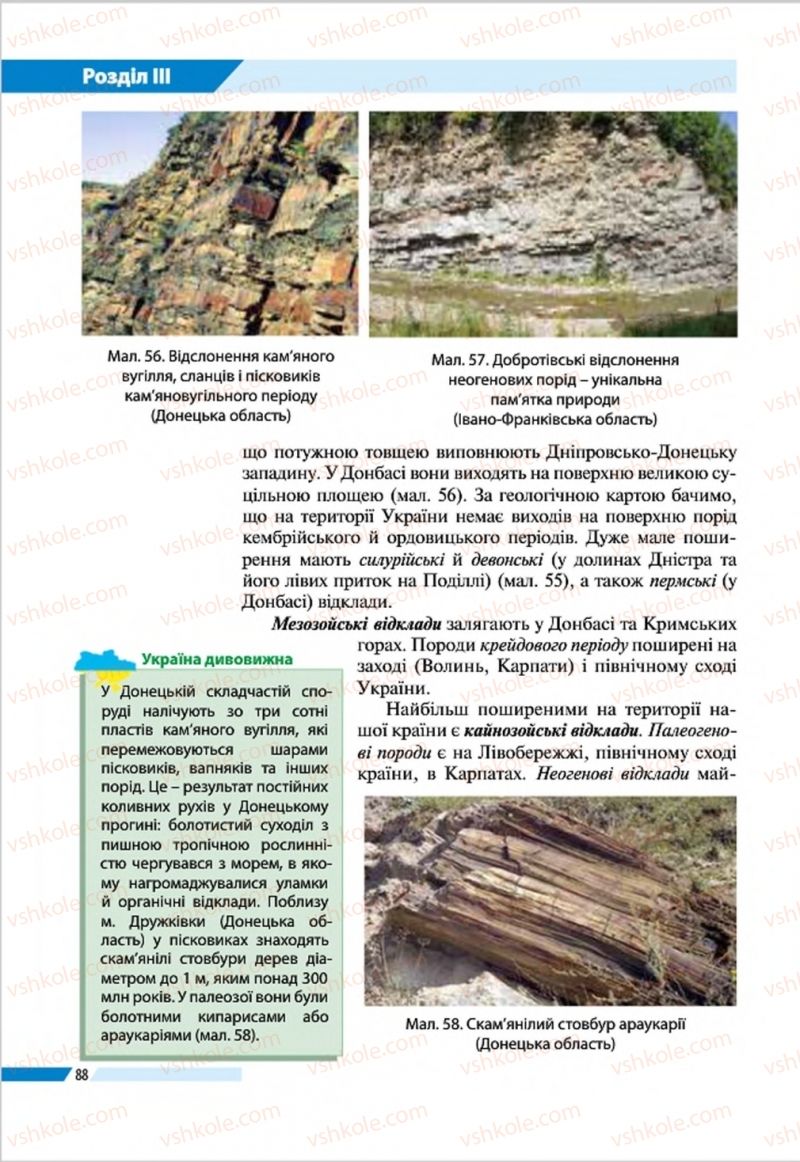 Страница 88 | Підручник Географія 8 клас В.М. Бойко, І.Л. Дітчук, Л.Б. Заставецька 2016