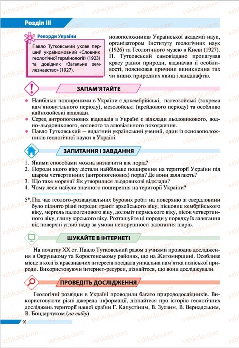 Страница 90 | Підручник Географія 8 клас В.М. Бойко, І.Л. Дітчук, Л.Б. Заставецька 2016