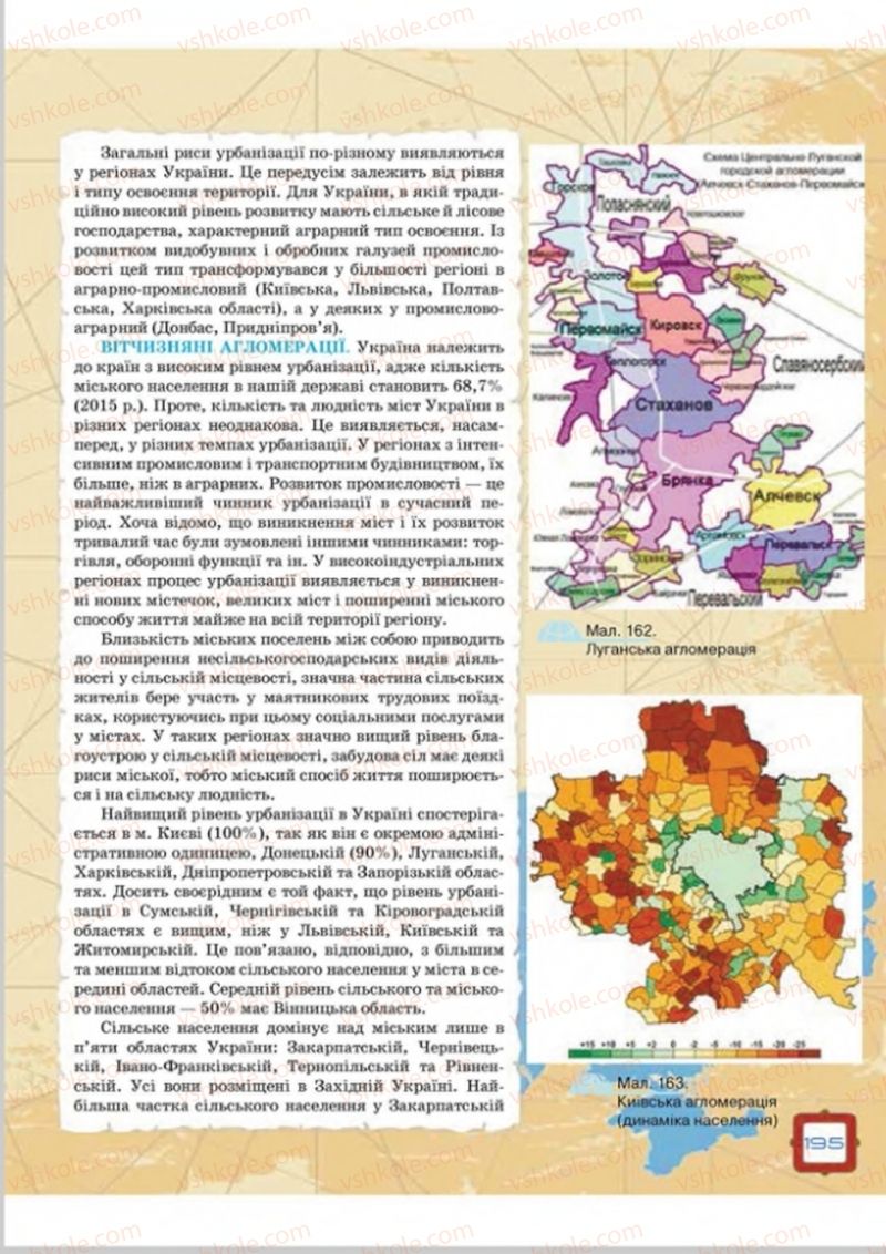 Страница 195 | Підручник Географія 8 клас О.М. Топузов, О.Ф. Надтока, Л.А. Покась 2016
