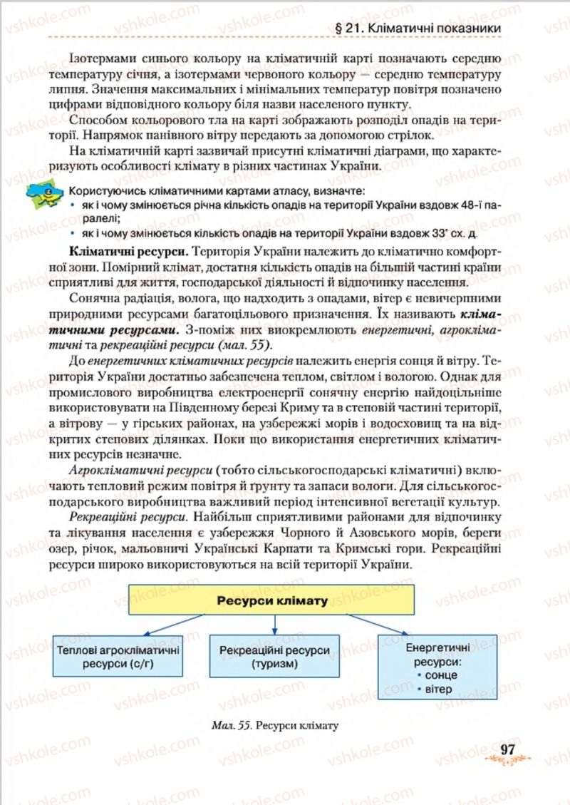 Страница 97 | Підручник Географія 8 клас Т.Г. Гільберг, Л.Б. Паламарчук, В.В. Совенко 2016