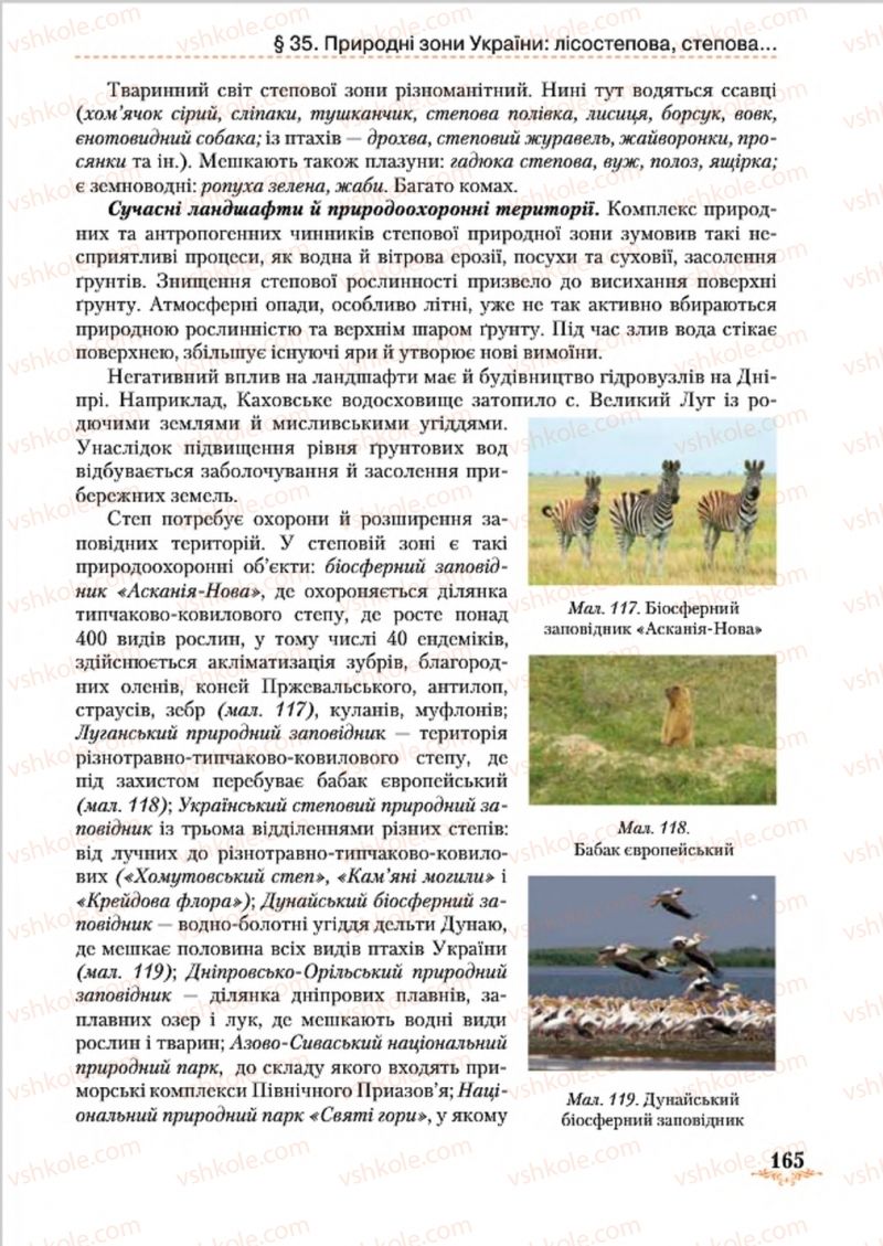 Страница 165 | Підручник Географія 8 клас Т.Г. Гільберг, Л.Б. Паламарчук, В.В. Совенко 2016
