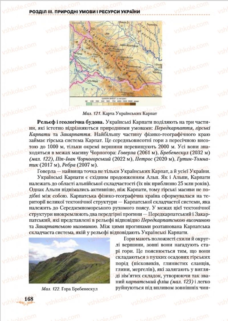 Страница 168 | Підручник Географія 8 клас Т.Г. Гільберг, Л.Б. Паламарчук, В.В. Совенко 2016