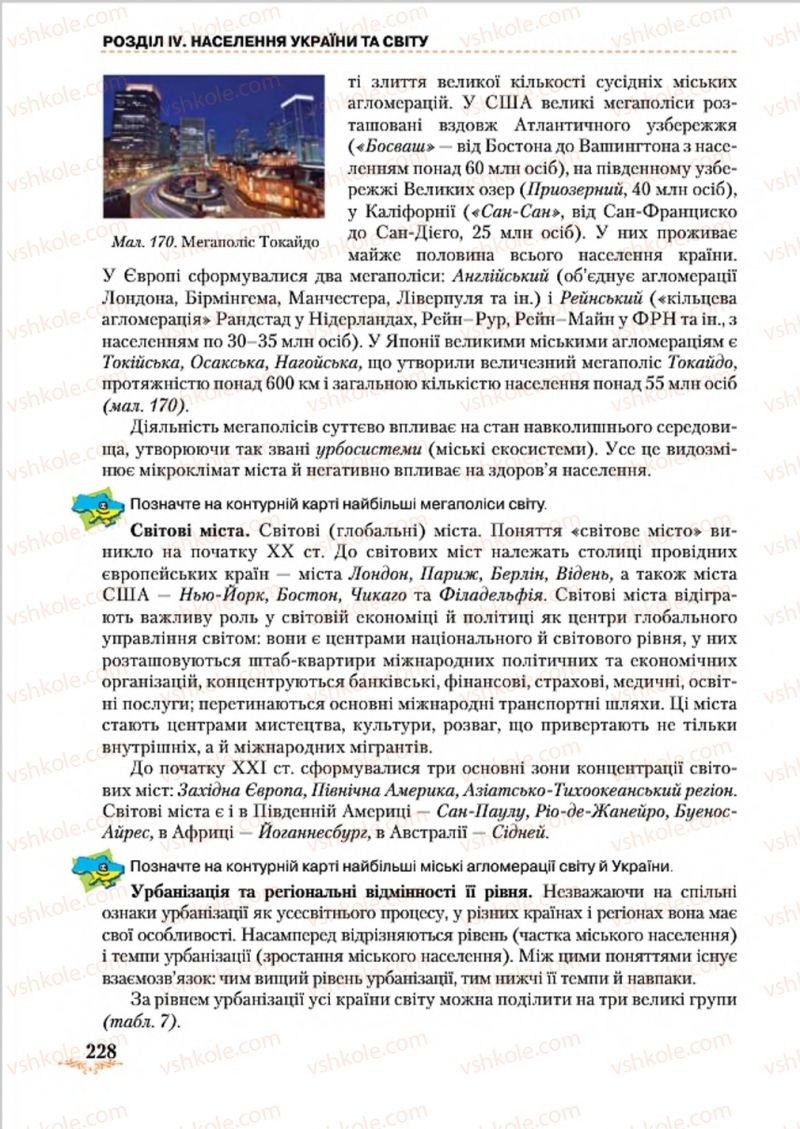 Страница 228 | Підручник Географія 8 клас Т.Г. Гільберг, Л.Б. Паламарчук, В.В. Совенко 2016