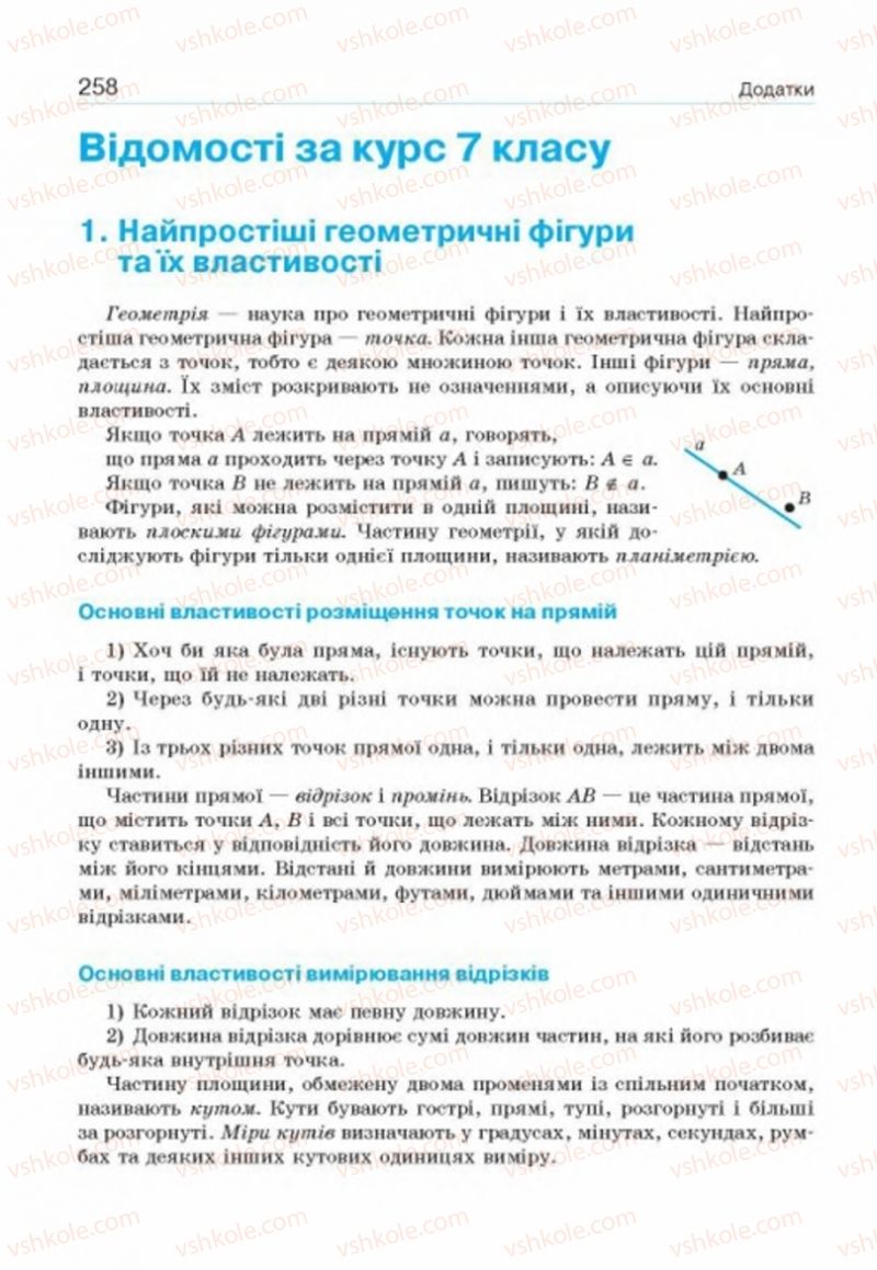Страница 258 | Підручник Геометрія 8 клас Г.П. Бевз, В.Г. Бевз, Н.Г. Владімірова 2016
