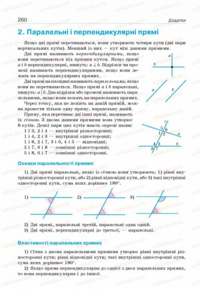 Страница 260 | Підручник Геометрія 8 клас Г.П. Бевз, В.Г. Бевз, Н.Г. Владімірова 2016