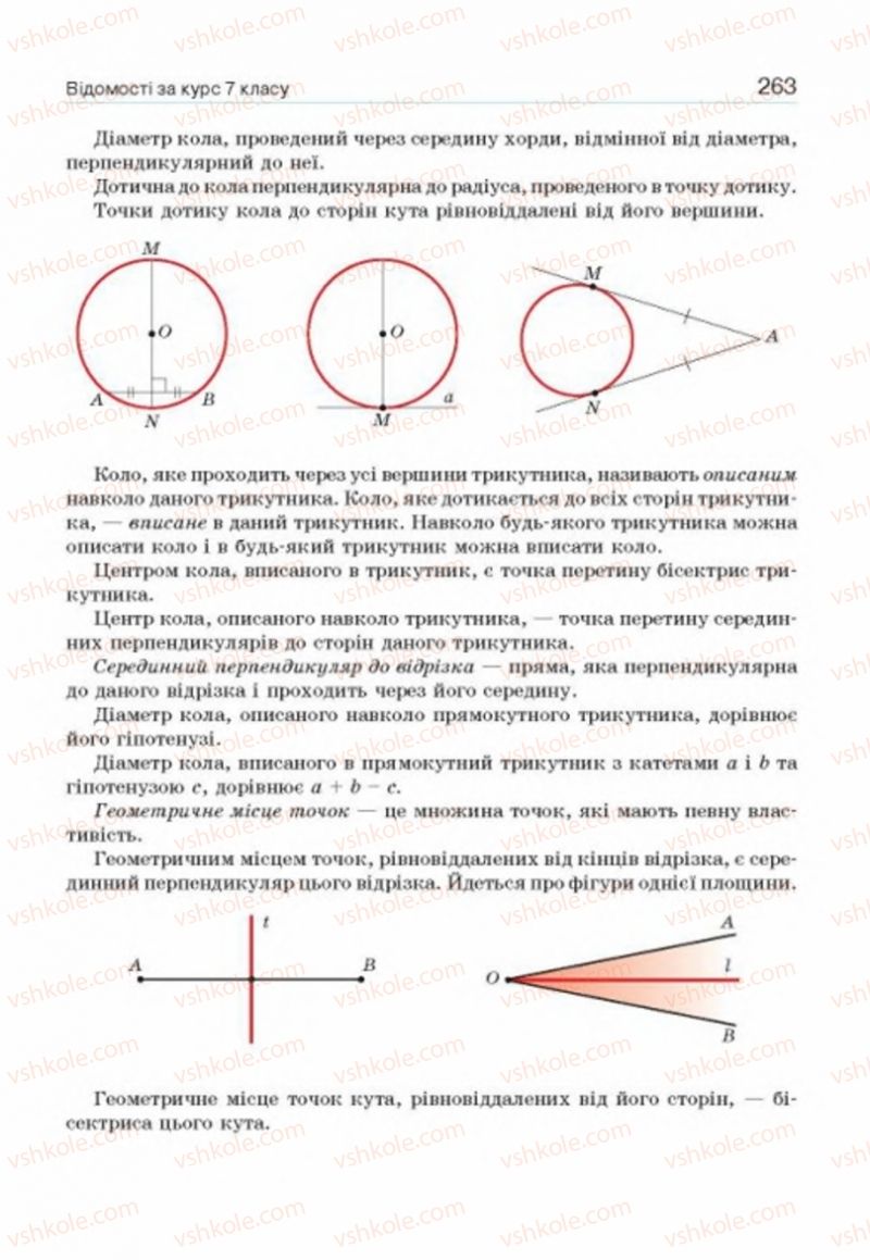 Страница 263 | Підручник Геометрія 8 клас Г.П. Бевз, В.Г. Бевз, Н.Г. Владімірова 2016