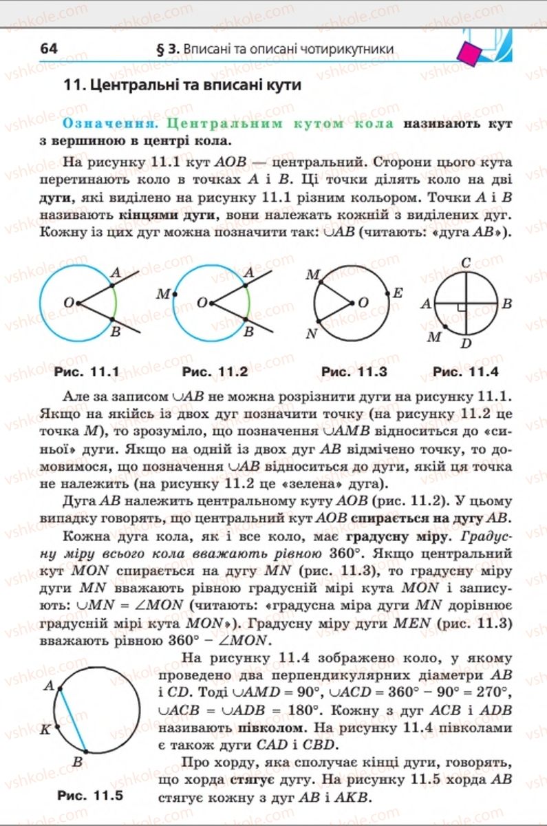 Страница 64 | Підручник Геометрія 8 клас А.Г. Мерзляк, В.Б. Полонський, М.С. Якір 2016 Поглиблене вивчення