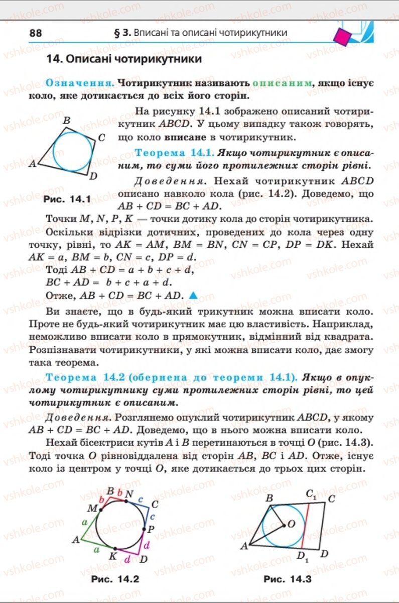 Страница 88 | Підручник Геометрія 8 клас А.Г. Мерзляк, В.Б. Полонський, М.С. Якір 2016 Поглиблене вивчення