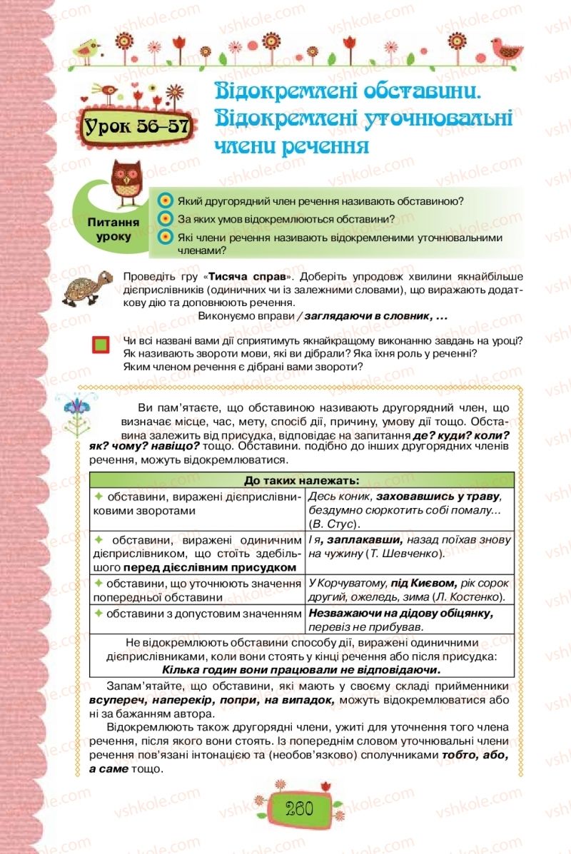 Страница 260 | Підручник Українська мова 8 клас О.М. Данилевська 2016