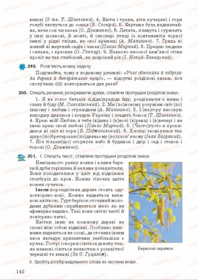 Страница 142 | Підручник Українська мова 8 клас А.А. Ворон, В.А. Солопенко 2016