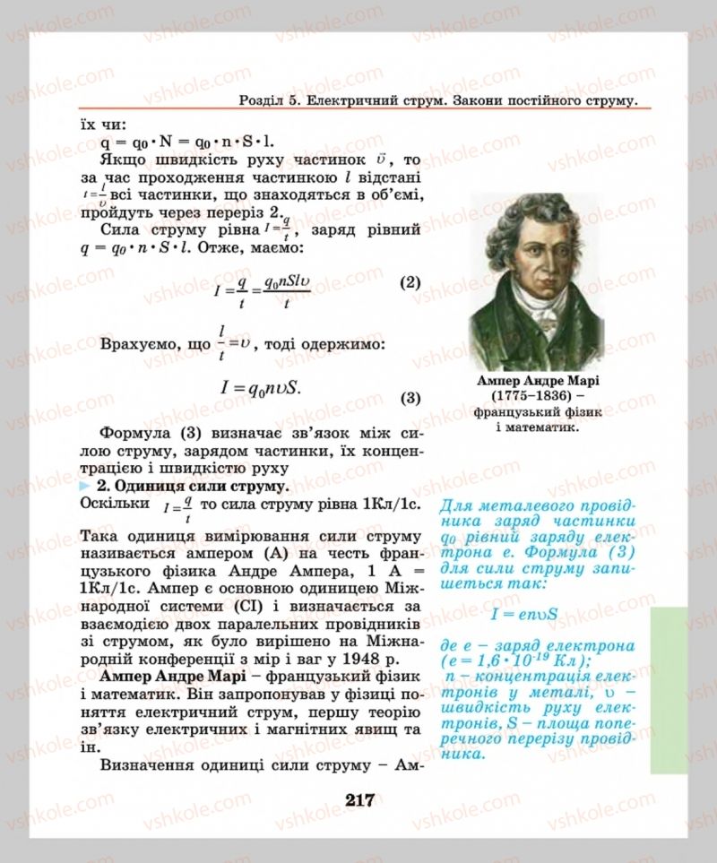 Страница 217 | Підручник Фізика 8 клас М.І. Шут, М.Т. Мартинюк, Л.Ю. Благодаренко  2016