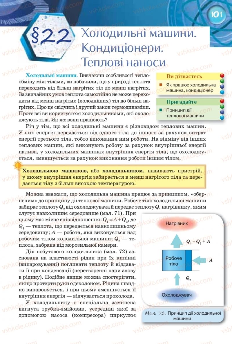 Страница 101 | Підручник Фізика 8 клас Т.М. Засєкіна, Д.О. Засєкін 2016 Поглиблене вивчення