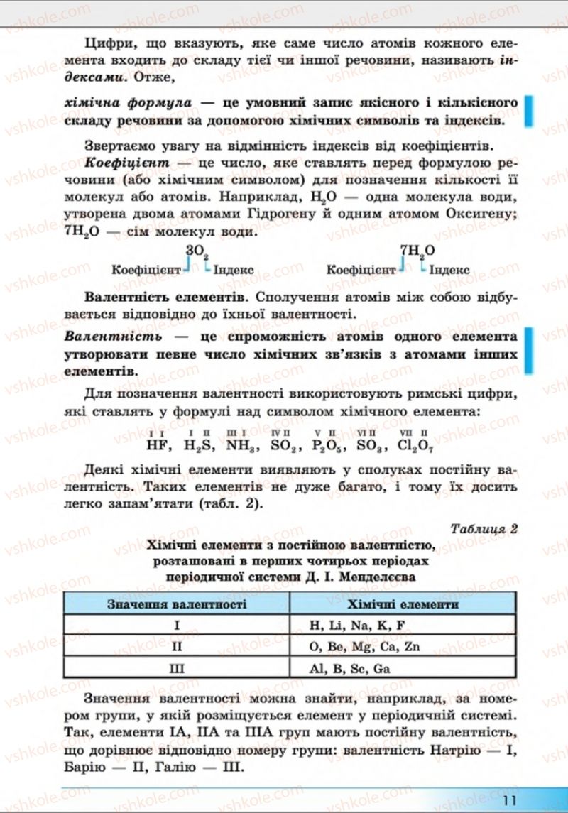 Страница 11 | Підручник Хімія 8 клас А.М. Бутенко 2016 Поглиблене вивчення