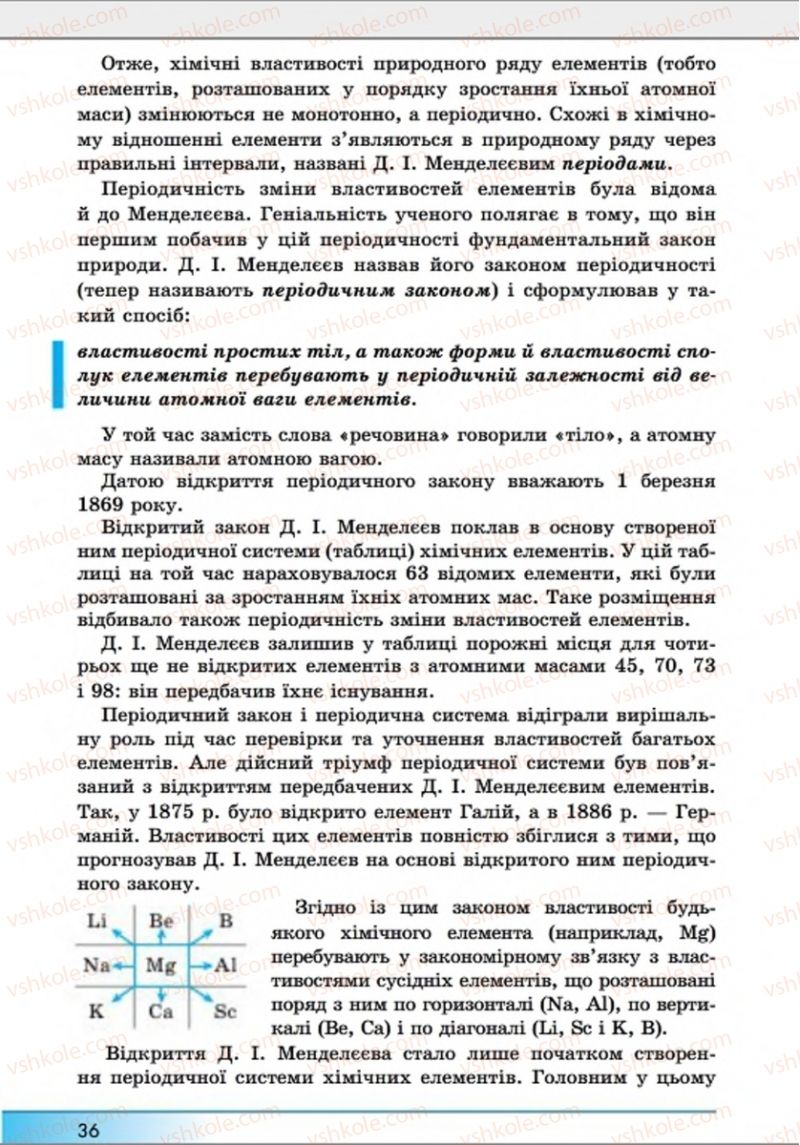 Страница 36 | Підручник Хімія 8 клас А.М. Бутенко 2016 Поглиблене вивчення