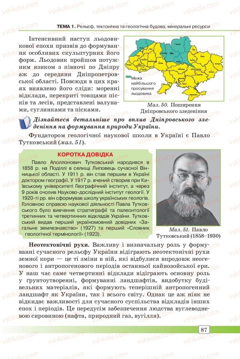 Страница 87 | Підручник Географія 8 клас П.О. Масляк, С.Л. Капіруліна 2016