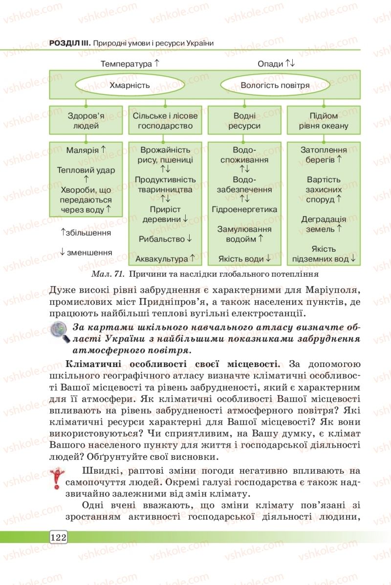 Страница 122 | Підручник Географія 8 клас П.О. Масляк, С.Л. Капіруліна 2016