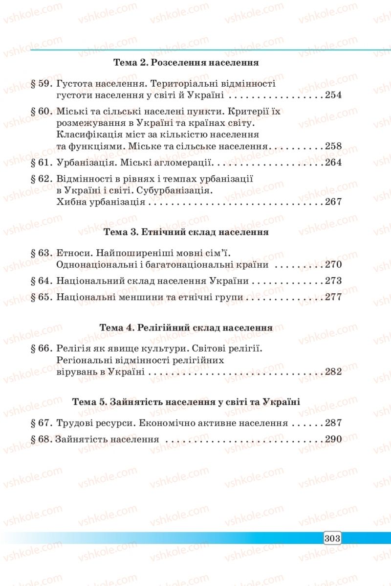 Страница 303 | Підручник Географія 8 клас П.О. Масляк, С.Л. Капіруліна 2016