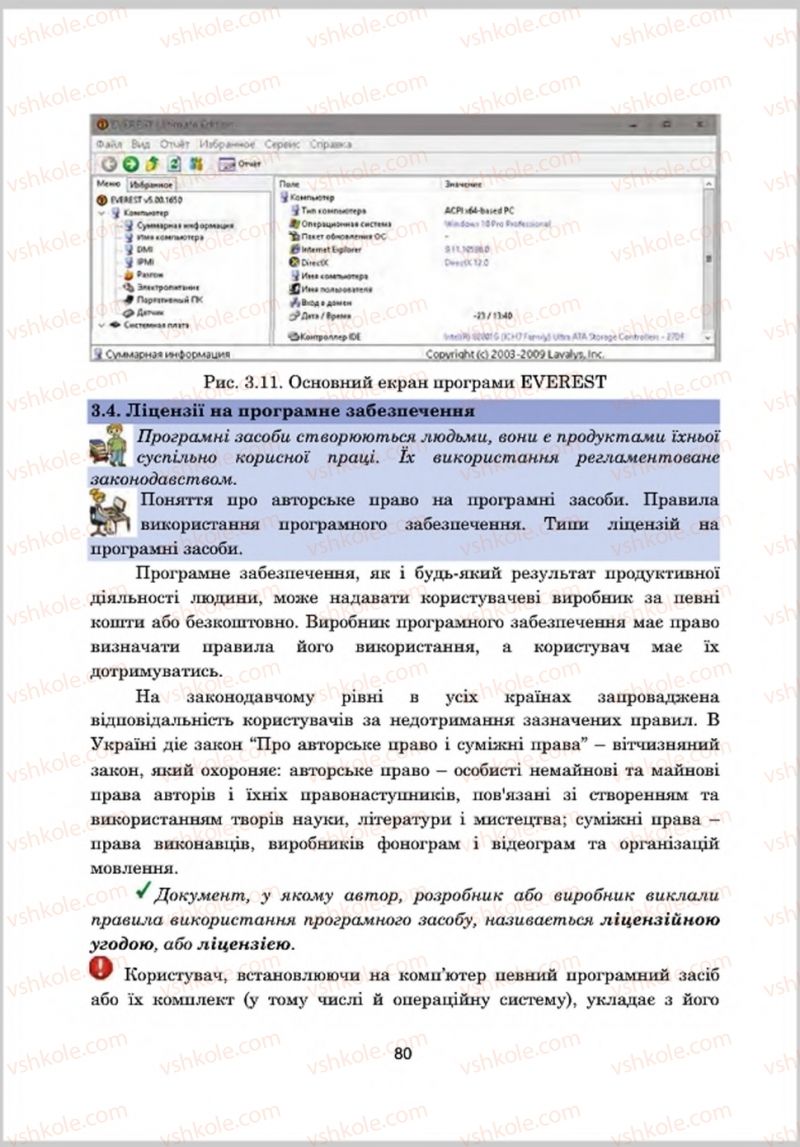 Страница 80 | Підручник Інформатика 8 клас А.М. Гуржій, Л.А. Карташова, В.В. Лапінський 2016 Поглиблене вивчення