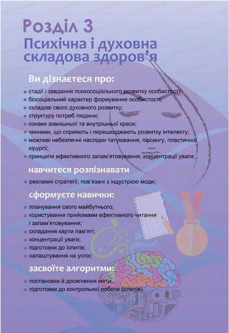 Страница 63 | Підручник Основи здоров'я 8 клас Н.І. Гущина, С.В. Василенко, Л.П. Колотій 2016