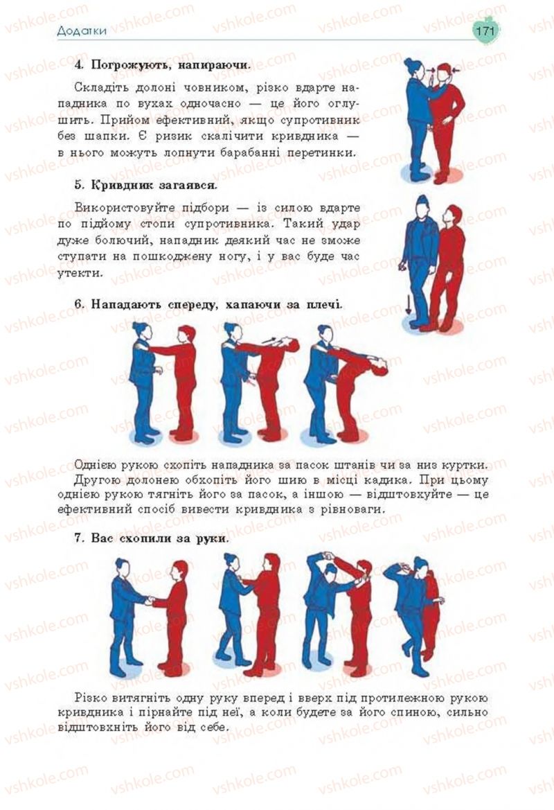 Страница 171 | Підручник Основи здоров'я 8 клас Н.І. Гущина, С.В. Василенко, Л.П. Колотій 2016