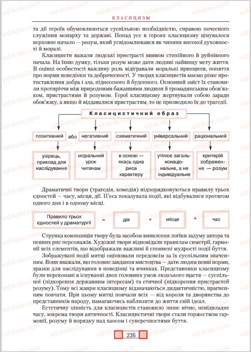 Страница 226 | Підручник Зарубіжна література 8 клас О.М. Ніколенко, М.О. Зуєнко, Б.В. Стороха 2016