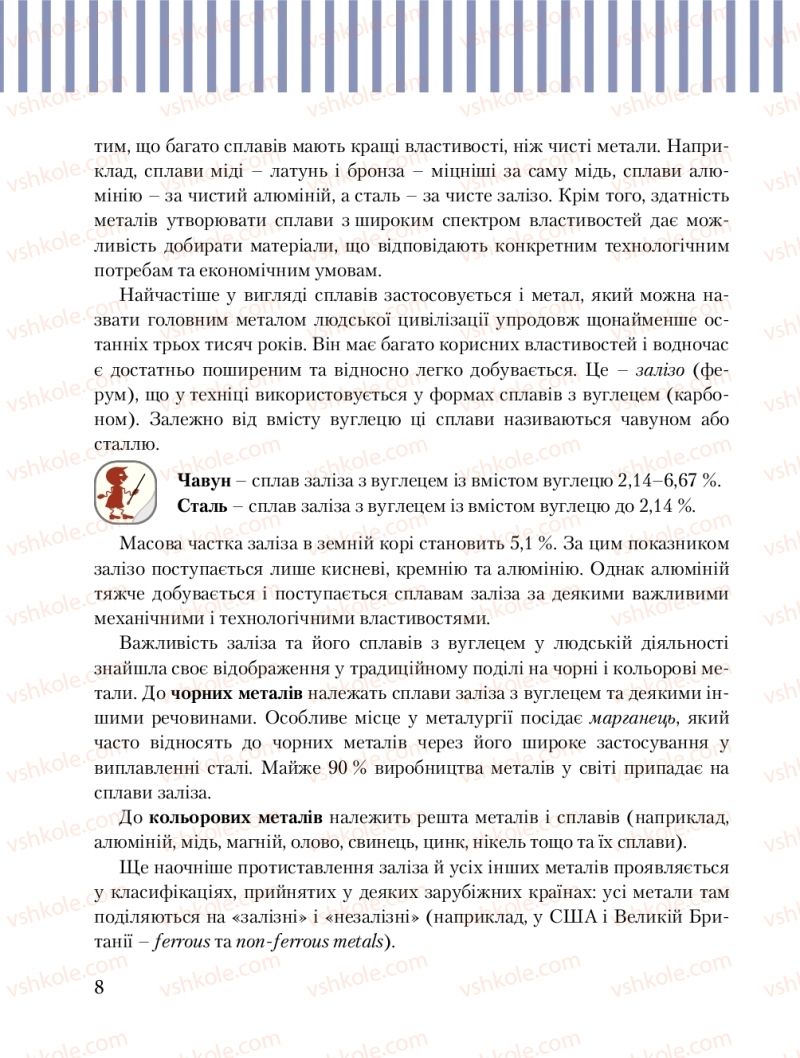 Страница 8 | Підручник Трудове навчання 8 клас Б.М. Терещук, М.А. Захаревичй 2016 Технічні види праці