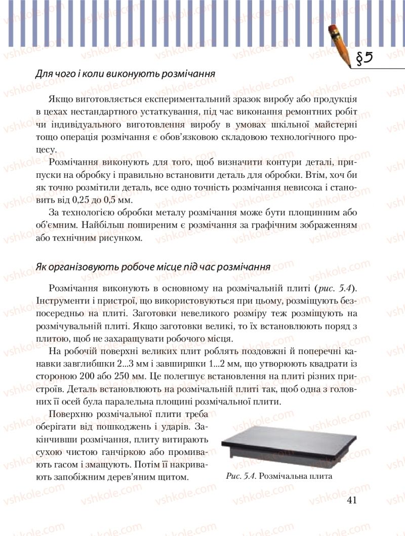 Страница 41 | Підручник Трудове навчання 8 клас Б.М. Терещук, М.А. Захаревичй 2016 Технічні види праці