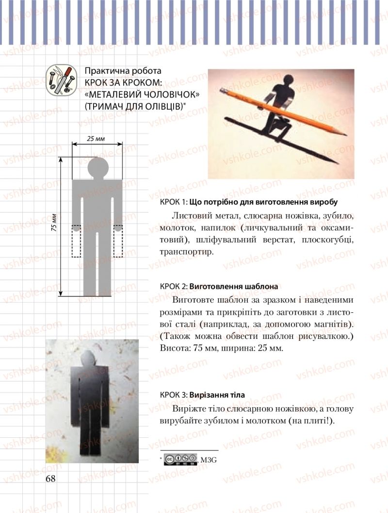 Страница 68 | Підручник Трудове навчання 8 клас Б.М. Терещук, М.А. Захаревичй 2016 Технічні види праці