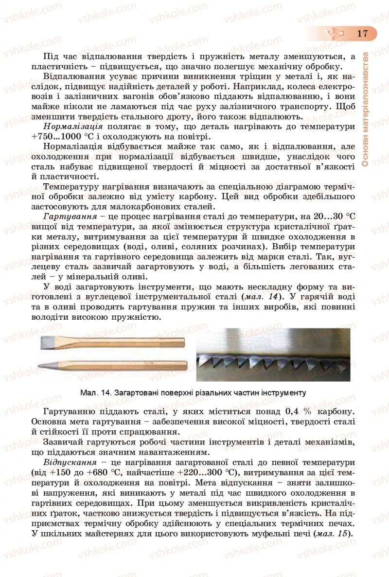Страница 17 | Підручник Трудове навчання 8 клас В.М. Гащак, С.М. Дятленко, В.М. Терещук 2016 Технічні види праці