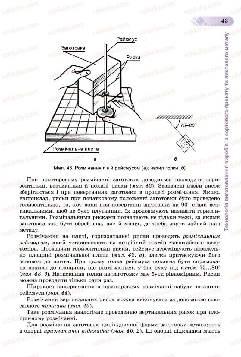 Страница 43 | Підручник Трудове навчання 8 клас В.М. Гащак, С.М. Дятленко, В.М. Терещук 2016 Технічні види праці