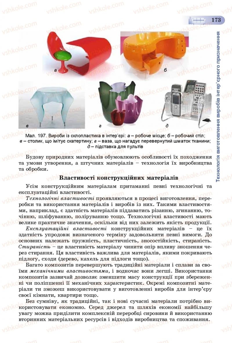 Страница 173 | Підручник Трудове навчання 8 клас В.М. Гащак, С.М. Дятленко, В.М. Терещук 2016 Технічні види праці