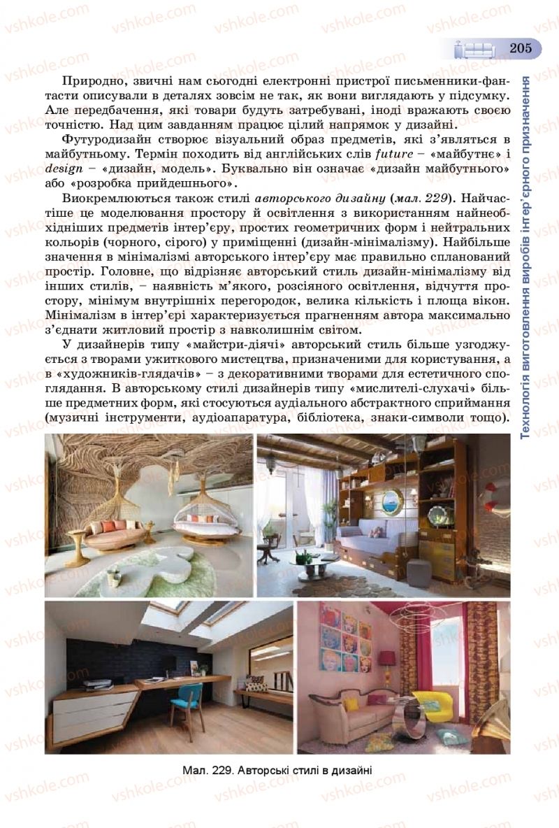 Страница 205 | Підручник Трудове навчання 8 клас В.М. Гащак, С.М. Дятленко, В.М. Терещук 2016 Технічні види праці