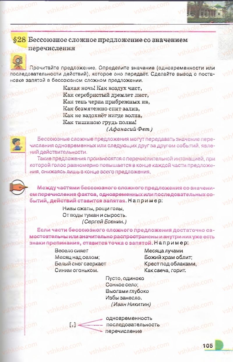 Страница 105 | Підручник Русский язык 9 клас Е.И. Быкова, Л.В. Давидюк, В.И. Стативка 2009