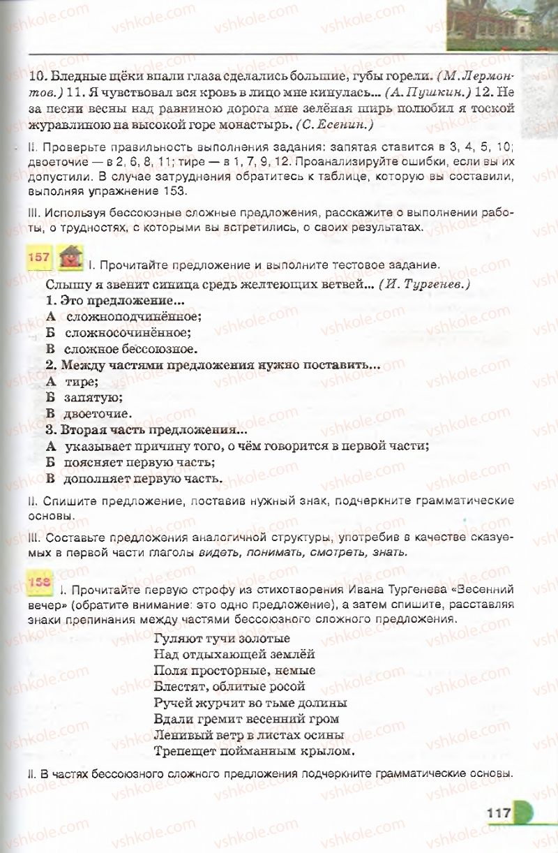 Страница 117 | Підручник Русский язык 9 клас Е.И. Быкова, Л.В. Давидюк, В.И. Стативка 2009