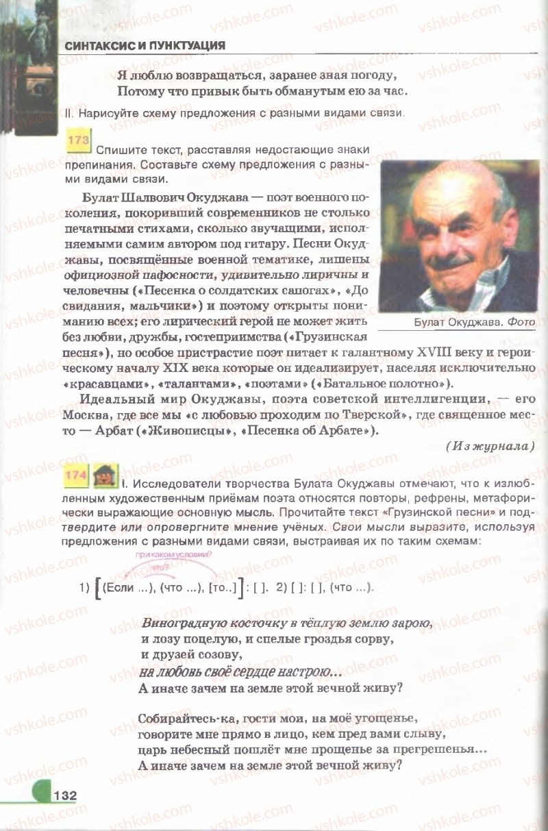 Страница 132 | Підручник Русский язык 9 клас Е.И. Быкова, Л.В. Давидюк, В.И. Стативка 2009