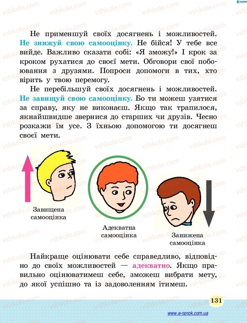 Страница 131 | Підручник Основи здоров'я 4 клас Т.Є. Бойченко, Н.С. Коваль 2015