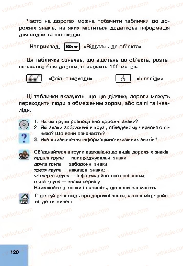 Страница 120 | Підручник Основи здоров'я 4 клас О.М. Кікінежді, Н.Б. Шост, І.М. Шульга 2015