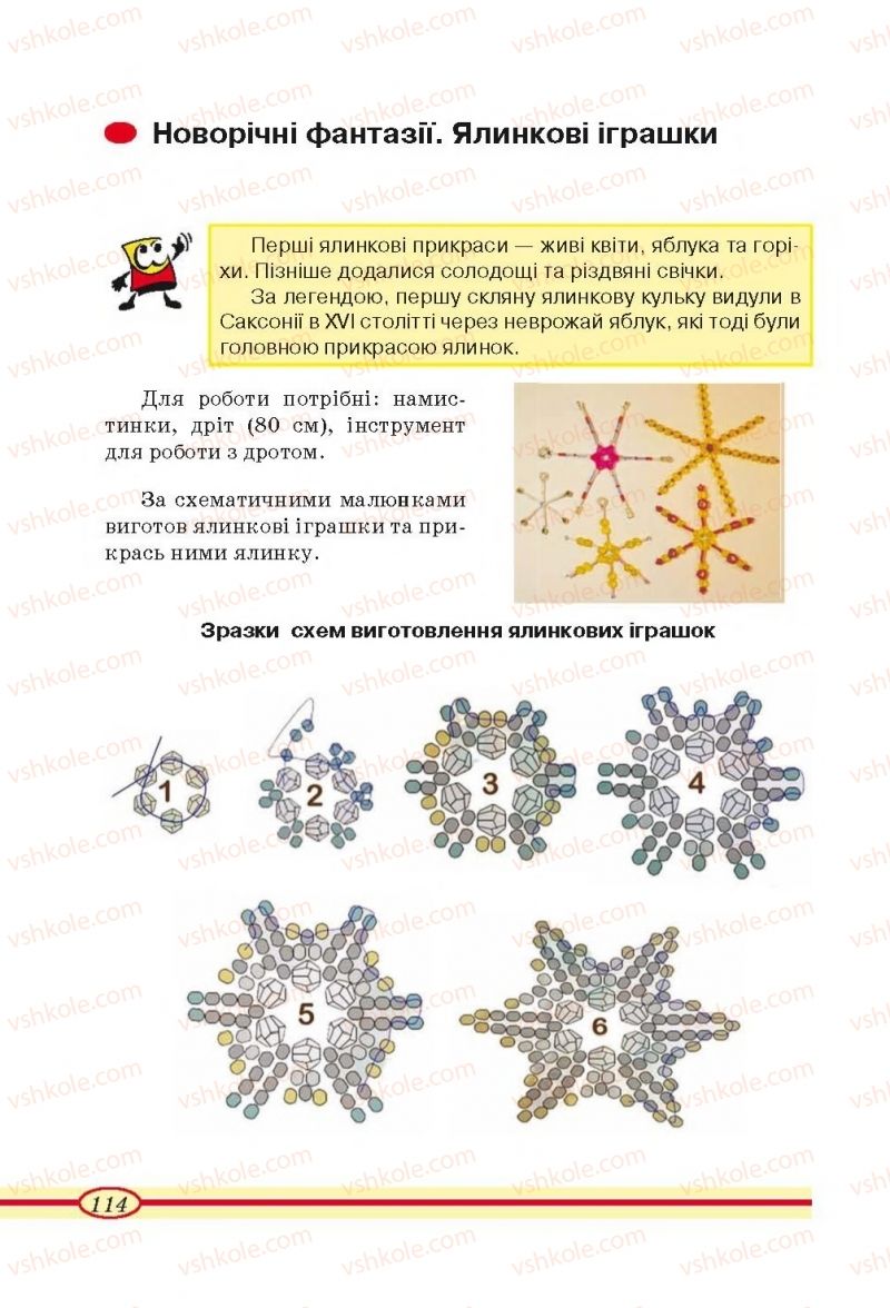Страница 114 | Підручник Трудове навчання 4 клас О.М. Кліщ, О.М. Дятленко, Л.М. Коваль 2015