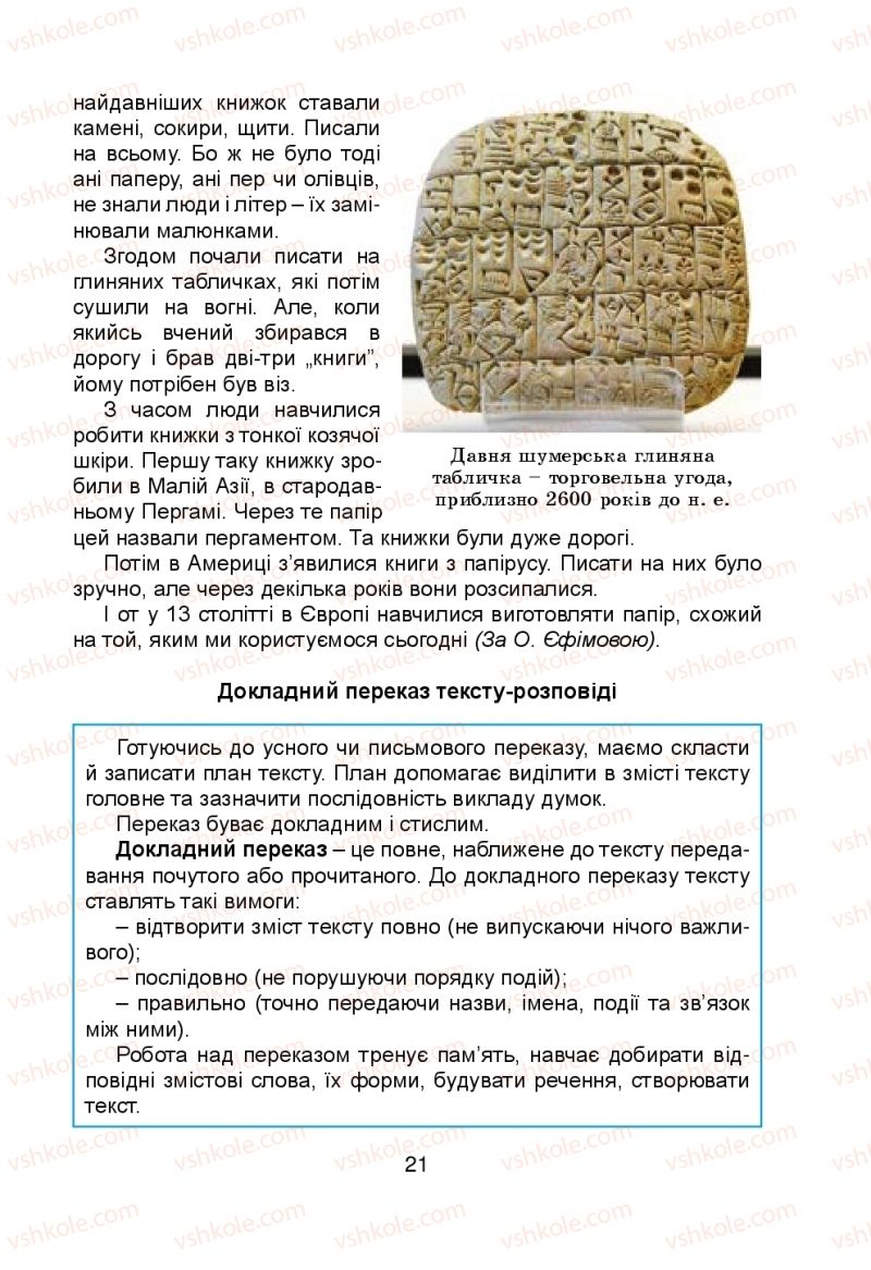 Страница 21 | Підручник Українська мова 5 клас Н.М. Тушніцка, М.Б. Пилип 2013