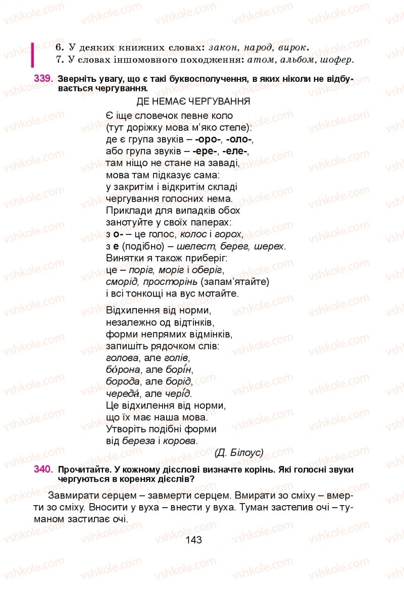 Страница 143 | Підручник Українська мова 5 клас Н.М. Тушніцка, М.Б. Пилип 2013