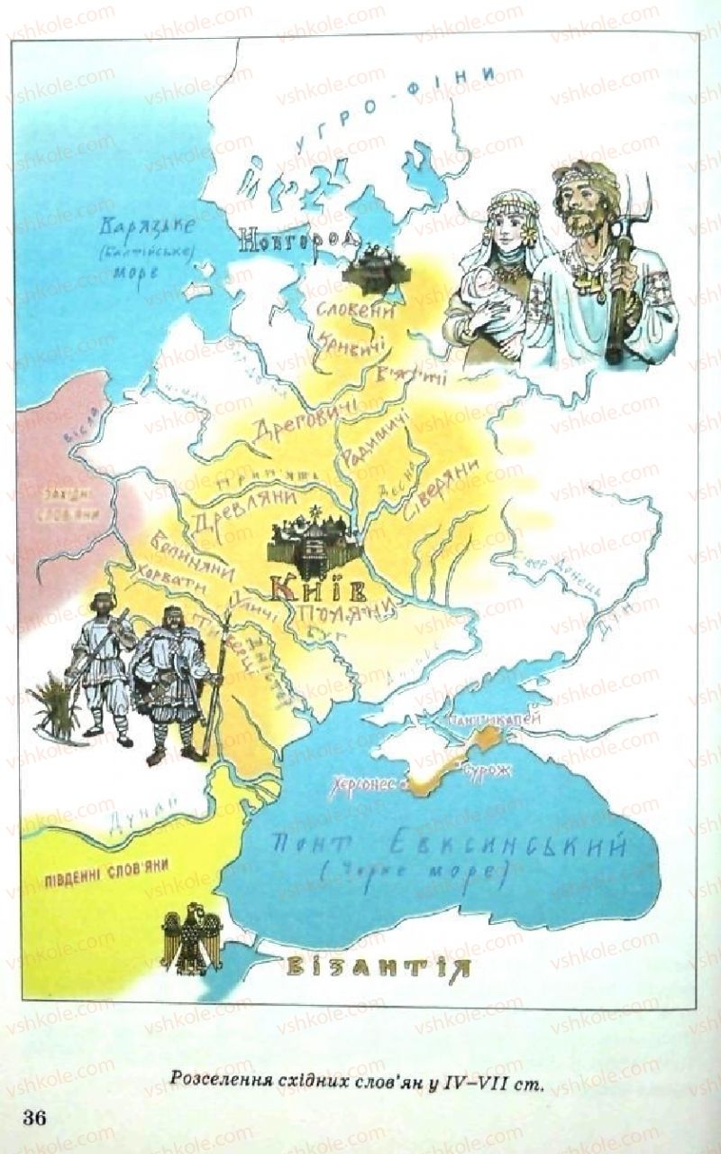 Страница 36 | Підручник Історія України 5 клас В.О. Мисан 2010 Вступ до історії