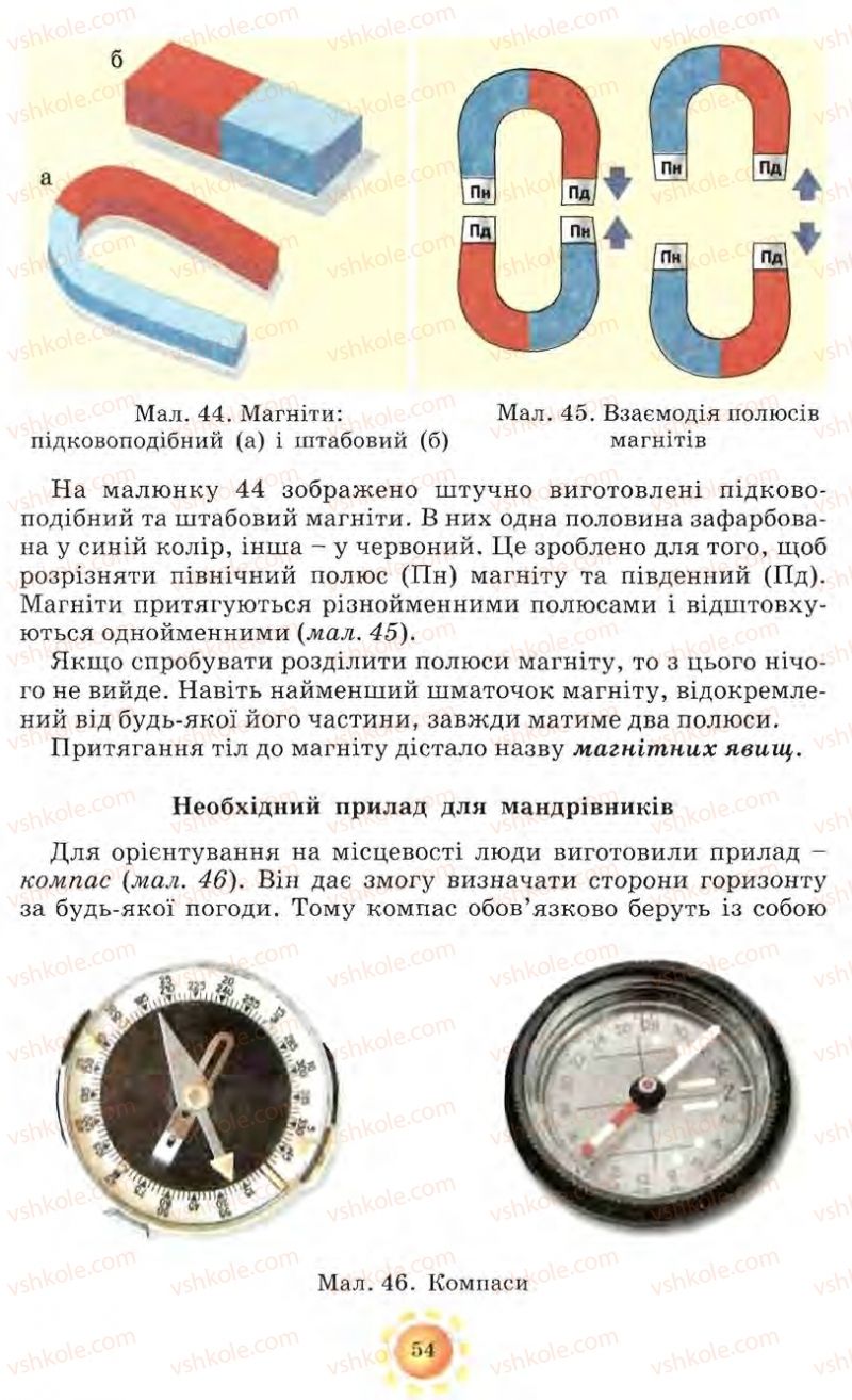 Страница 54 | Підручник Природознавство 5 клас О.Г. Ярошенко, Т.В. Коршевнюк, В.І. Баштовий 2007