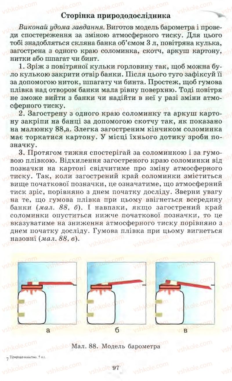 Страница 97 | Підручник Природознавство 5 клас О.Г. Ярошенко, Т.В. Коршевнюк, В.І. Баштовий 2007