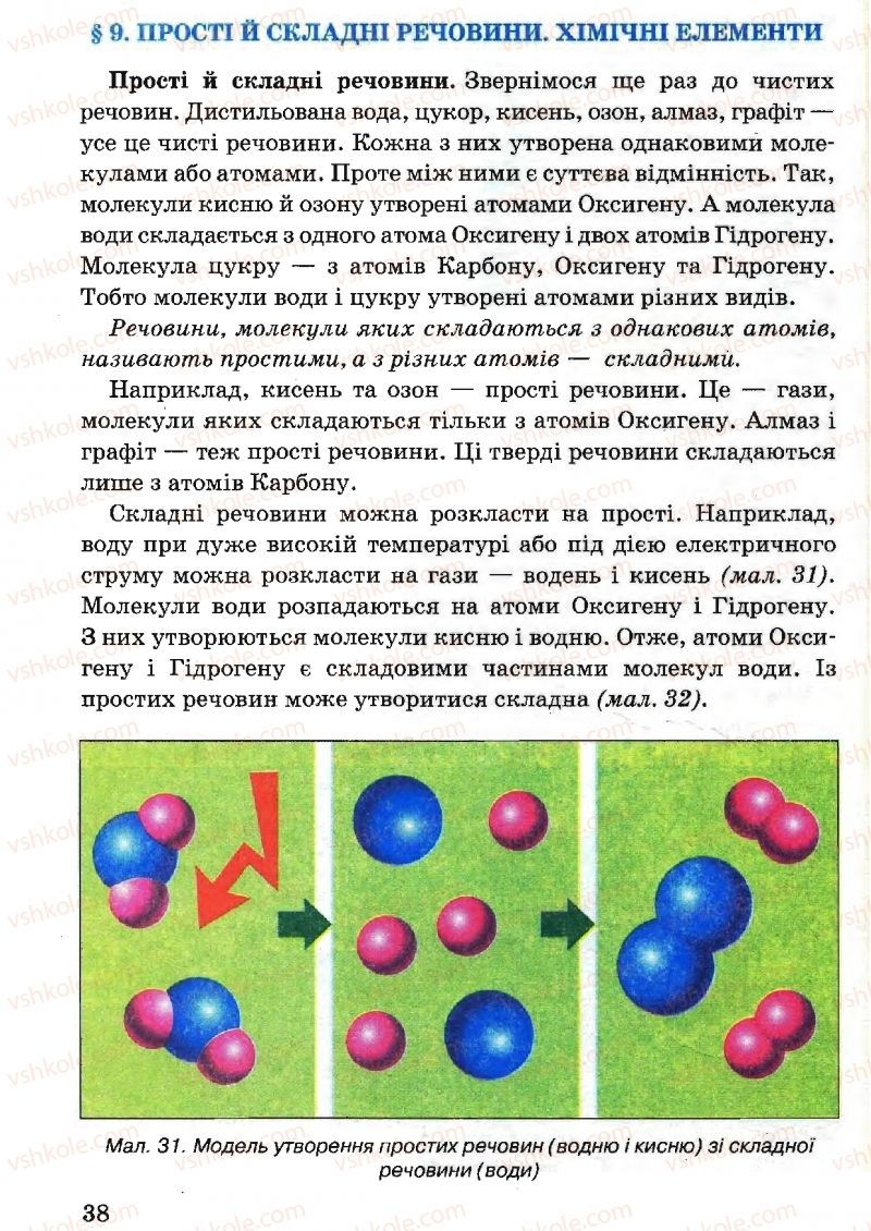 Страница 38 | Підручник Природознавство 5 клас В.Р. Ільченко, К.Ж. Гуз, Л.М. Булава 2005
