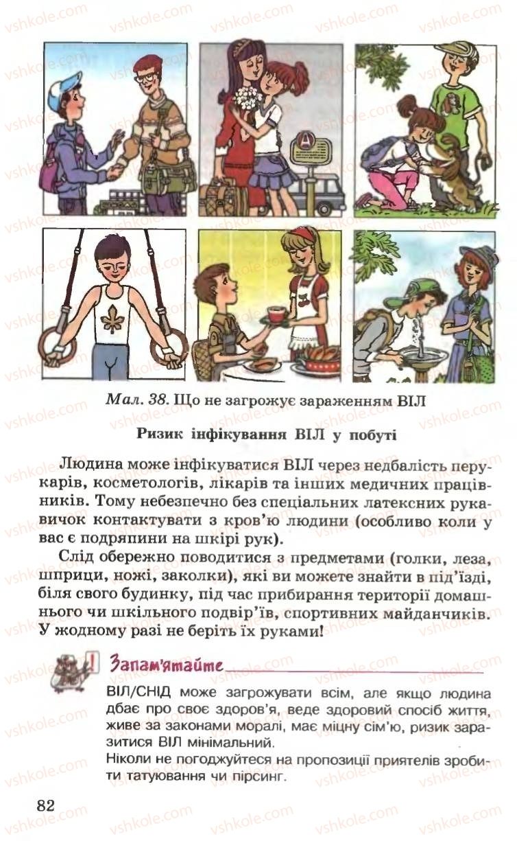 Страница 82 | Підручник Основи здоров'я 6 клас Н.М. Поліщук 2006